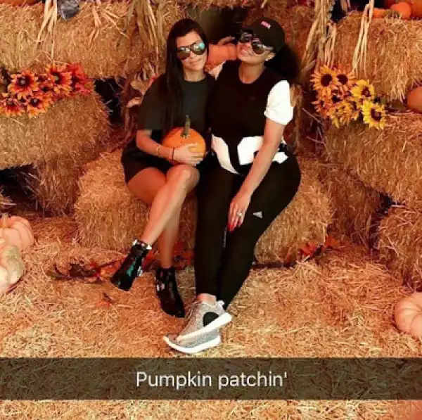 Photos: Kourtney Kardashian and Blac Chyna spend time together at a Pumpkin patch